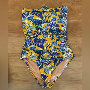 J Crew one piece with removeavle straps